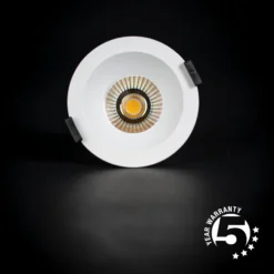 SLC Downlight LED empotrable OnePro Soft, blanco, 3.000 K, aluminio