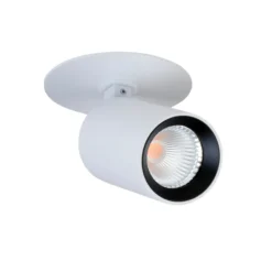 SLC Foco empotrable LED ART, 1 luz, blanco, 2.700 K, aluminio