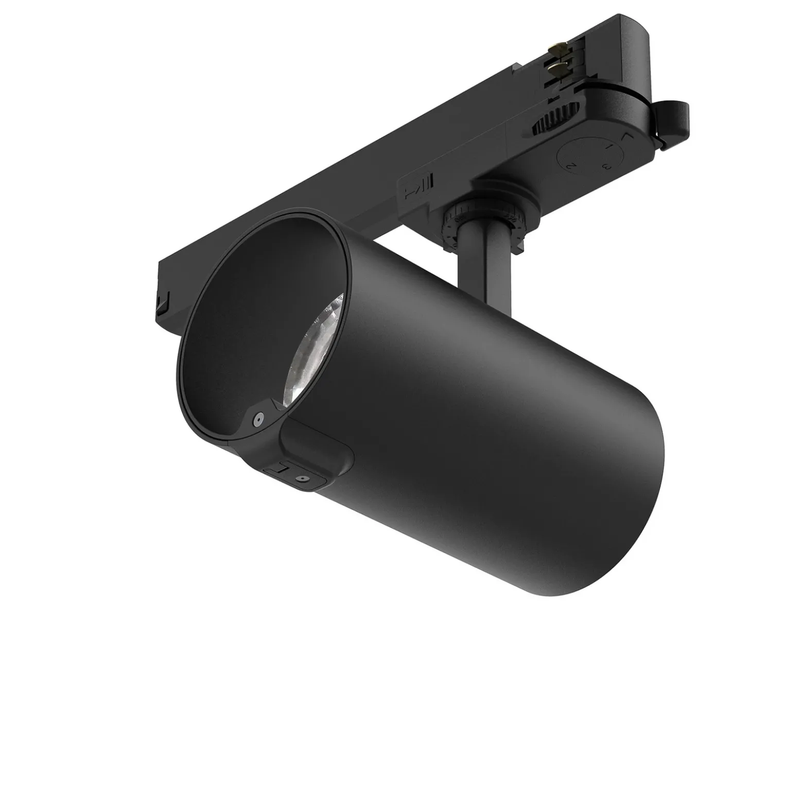 SLC foco LED Meta Pro AI doble sensor, negro, trifásico