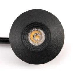 SLC MiniOne Fixed LED downlight IP65 negro 927