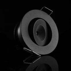 SLC MiniOne Tilt Lámpara empotrable LED negra 2.700 K