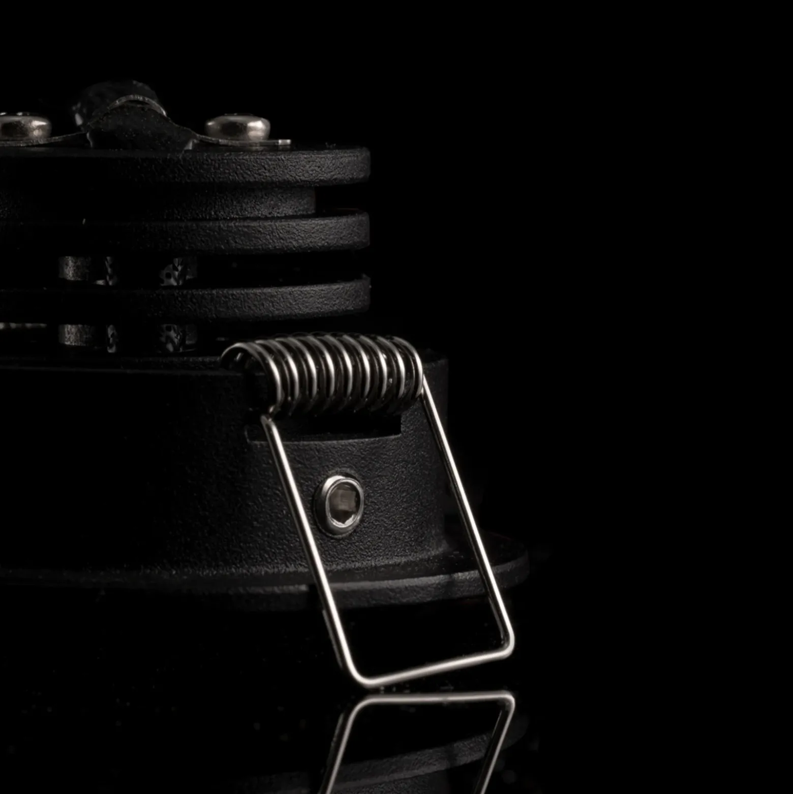 SLC MiniOne Tilt Lámpara empotrable LED negra 3.000 K