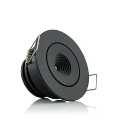 SLC MiniOne Tilt Lámpara empotrable LED negra 3.000 K