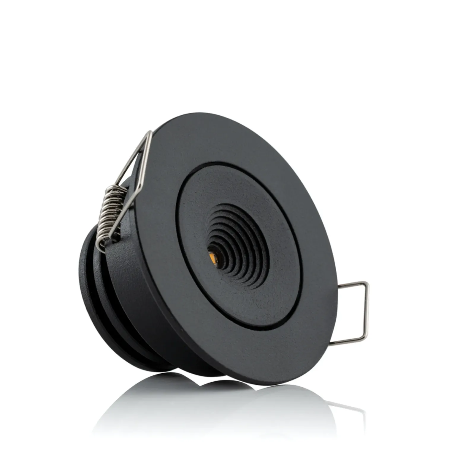 SLC MiniOne Tilt Lámpara empotrable LED negra 3.000 K