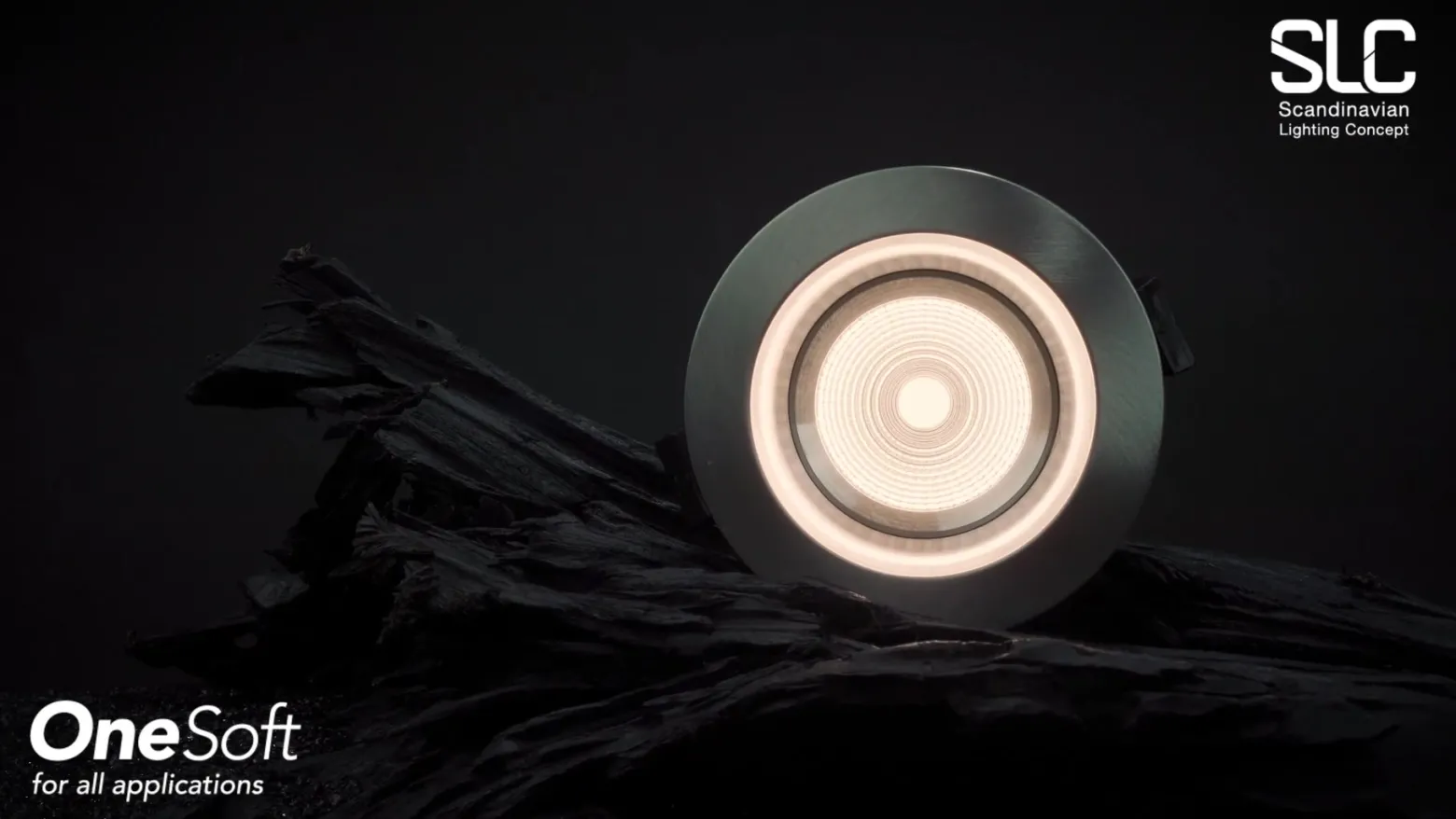 SLC One 360° Lámpara LED empotrable Dime LED blanca