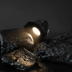 SLC OnePro LED downlight empotrable negro 3.000 K