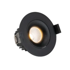 SLC OnePro LED downlight empotrable negro 3.000 K