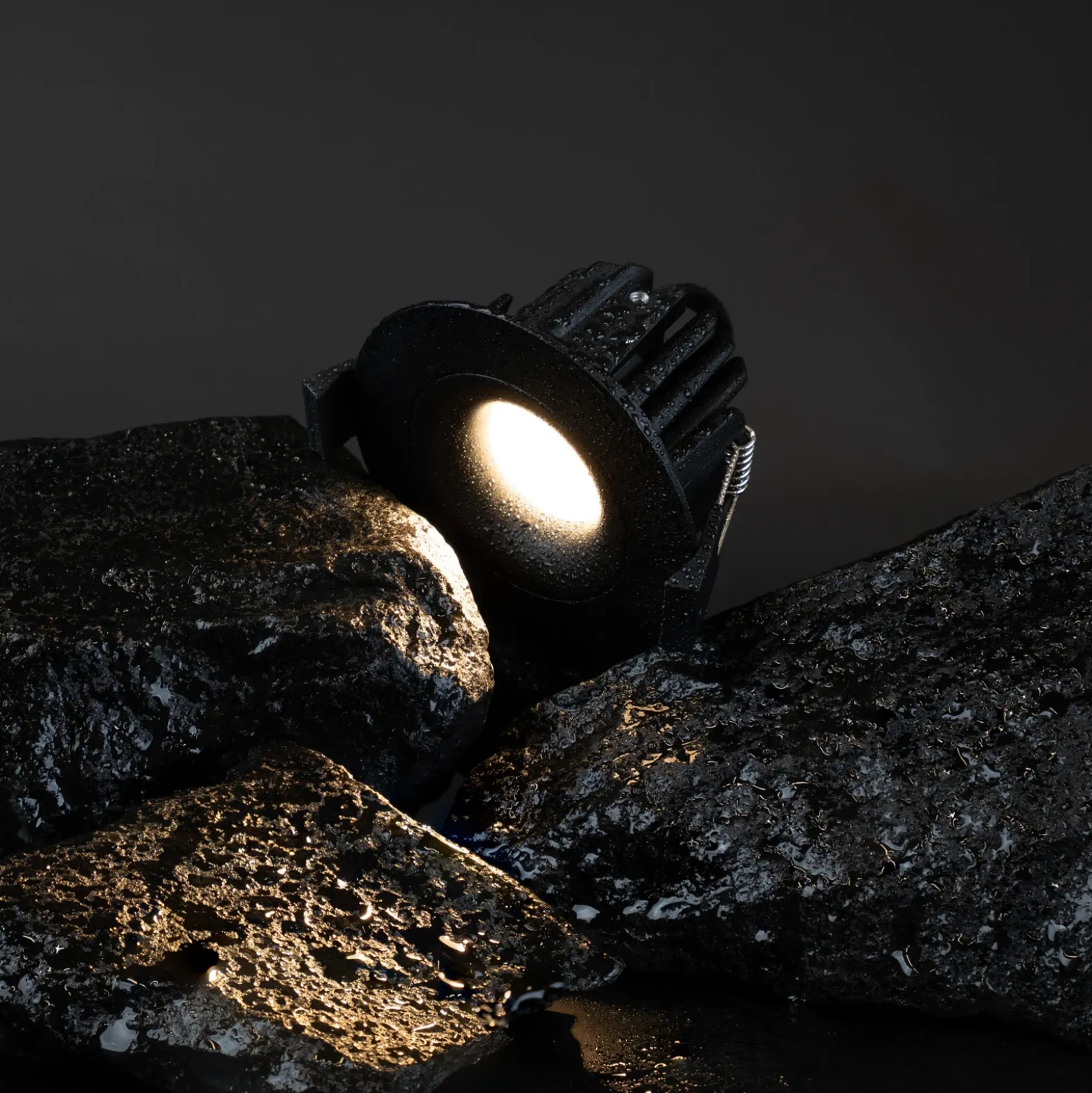 SLC OnePro LED downlight empotrable negro 4.000 K
