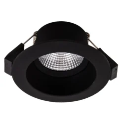 SLC One Soft Foco empotrable LED negro 3.000K
