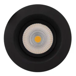 SLC One Soft Foco empotrable LED negro 3.000K