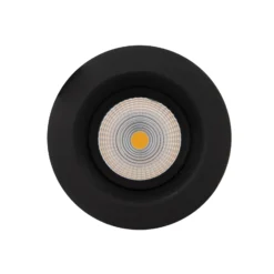 SLC One Soft LED foco empotrable Dime LED negro