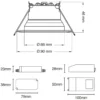SLC One 360° SunLike empotrada LED blanco 927