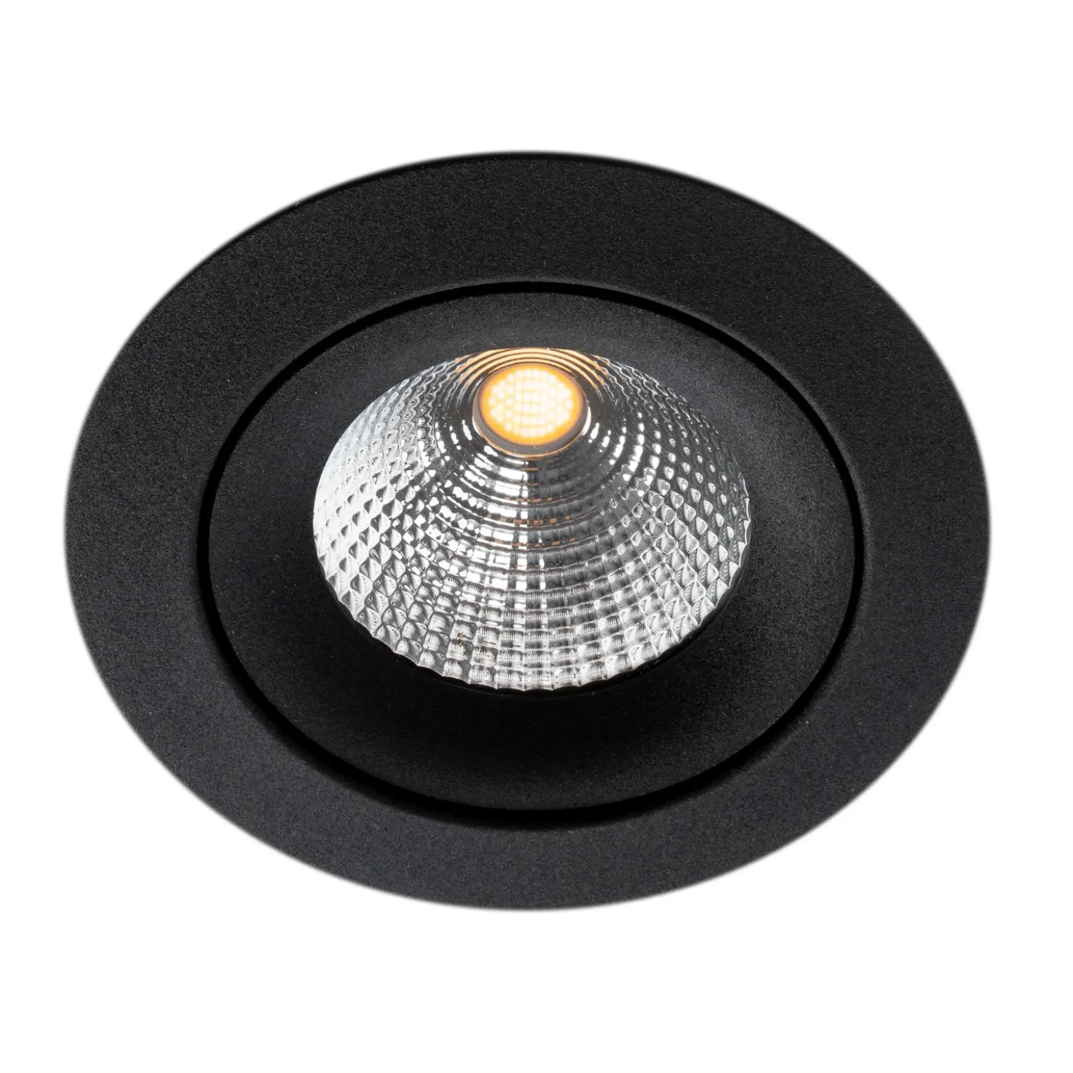 SLC One 360° SunLike empotrada LED negro 927