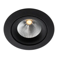 SLC One 360° SunLike empotrada LED negro 930