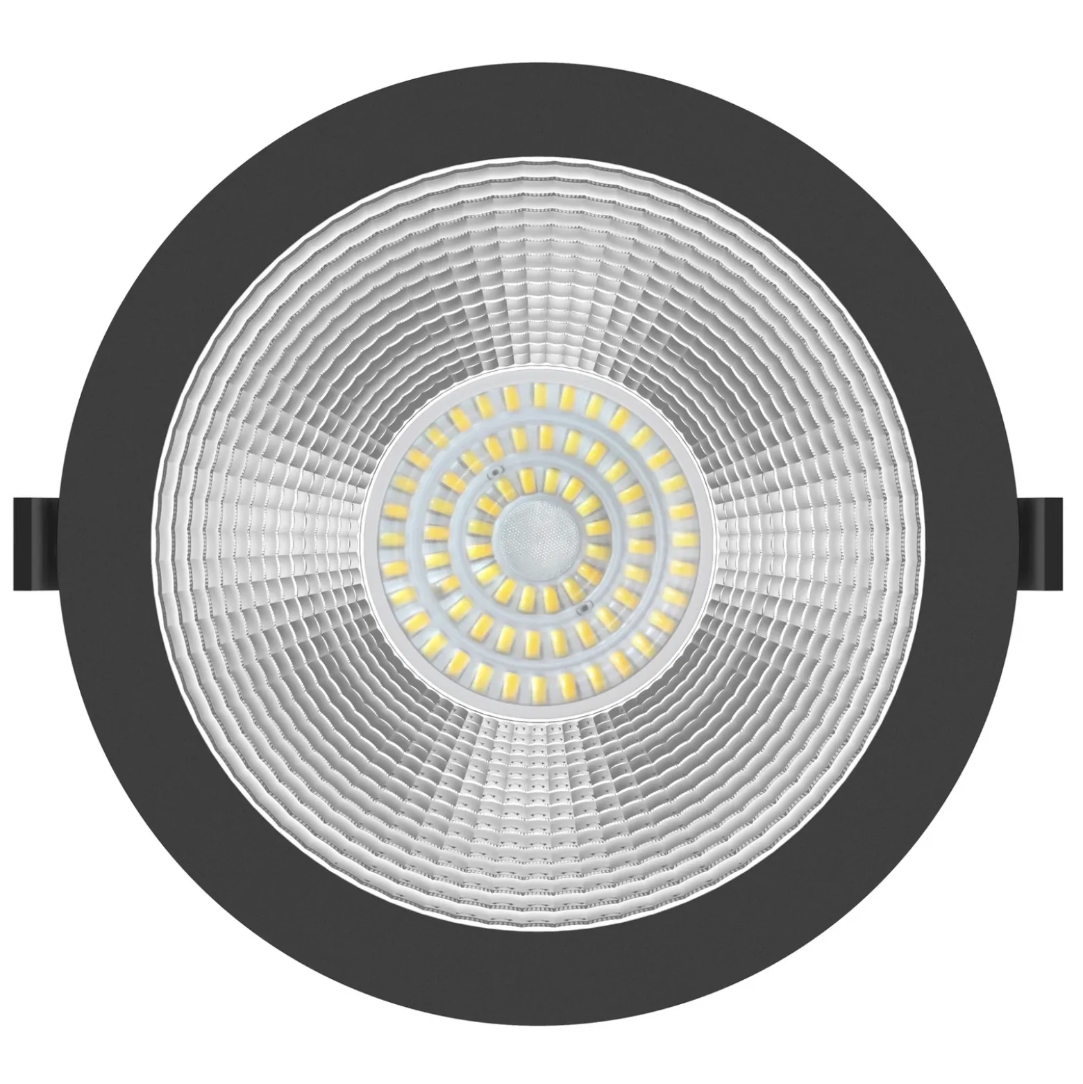 SLC Shift foco empotrado LED Ø 22,8cm CCT, negro