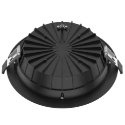 SLC Shift foco empotrado LED Ø 22,8cm CCT, negro