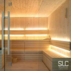 SLC Stripe LED Sauna hasta 105°C, 24V IP67 5m 3.000K
