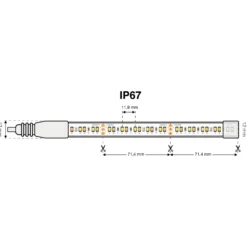 SLC Tira LED Tunable White 827-865 10m 125W IP67