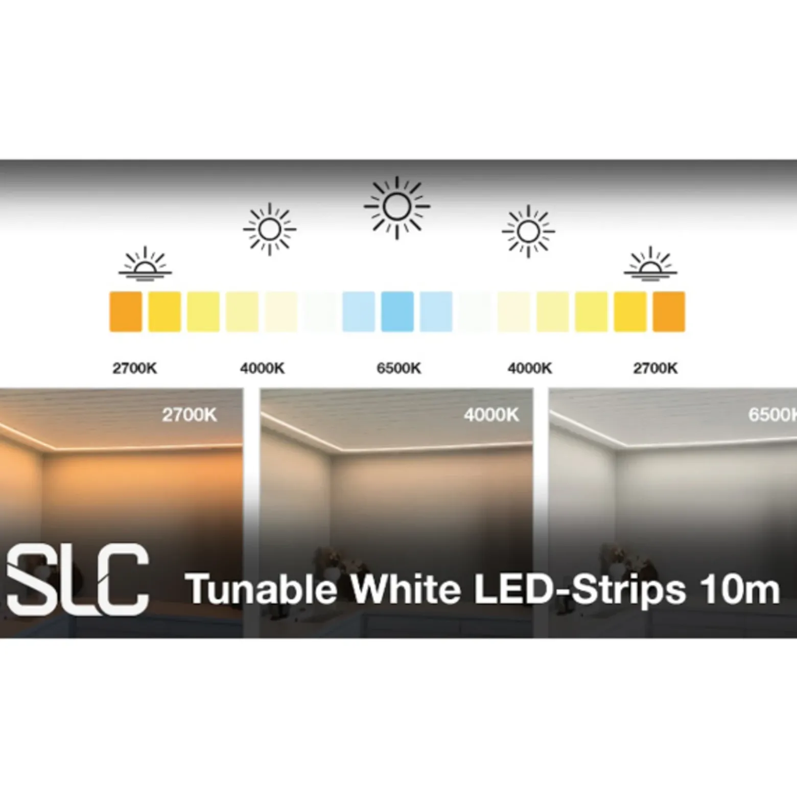 SLC Tira LED Tunable White 827-865 10m 125W IP54