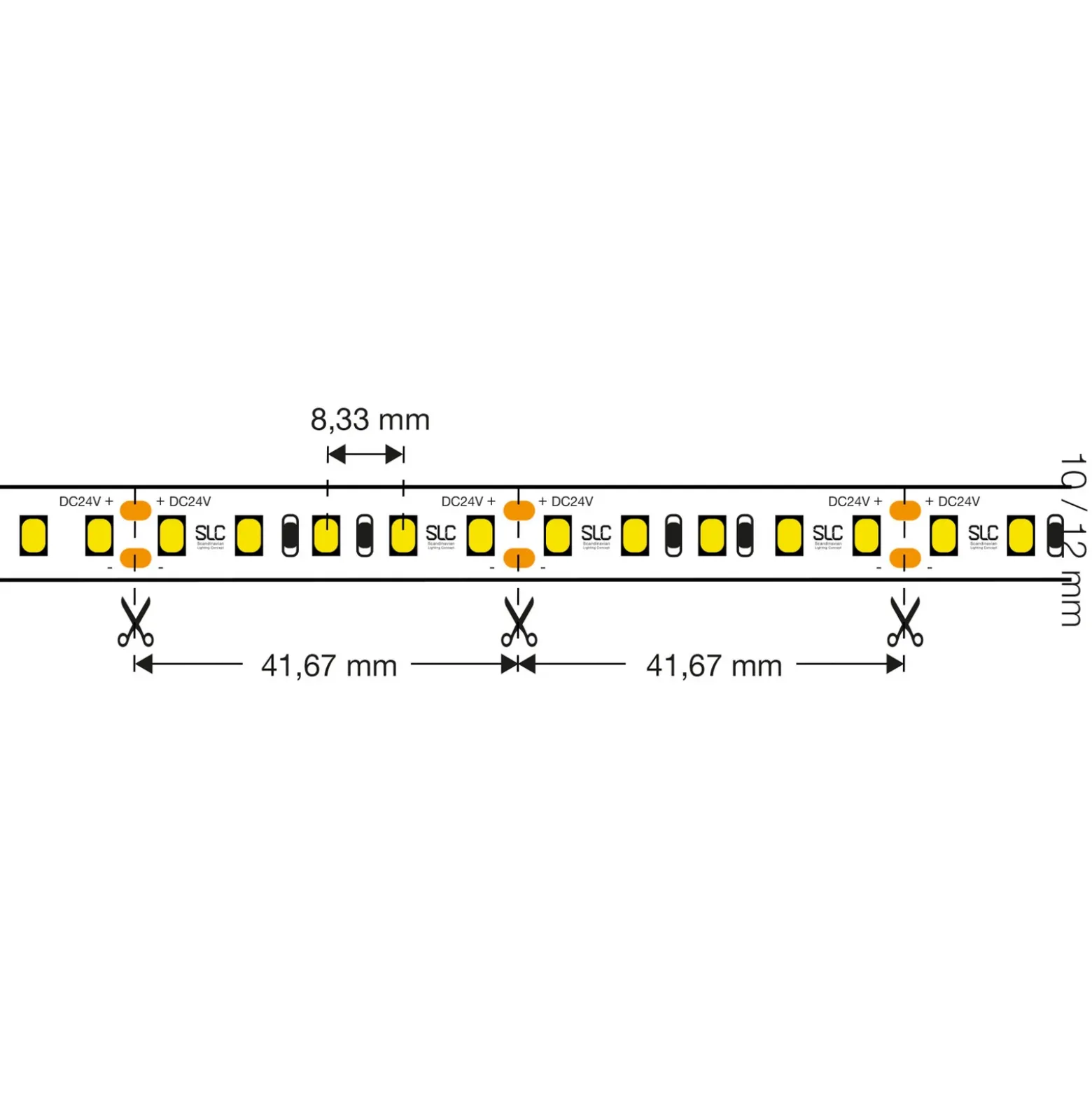SLC Tira LED Ultra Larga iCC IP20 30m 240W 2.700K