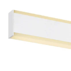SLV Aplique LED para baño One Linear, 52 cm, blanco, metal, CCT