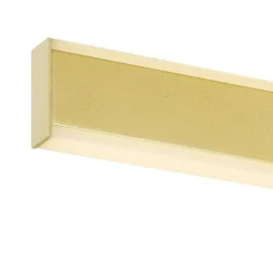 SLV aplique LED para baño One Linear, 70 cm, color latón