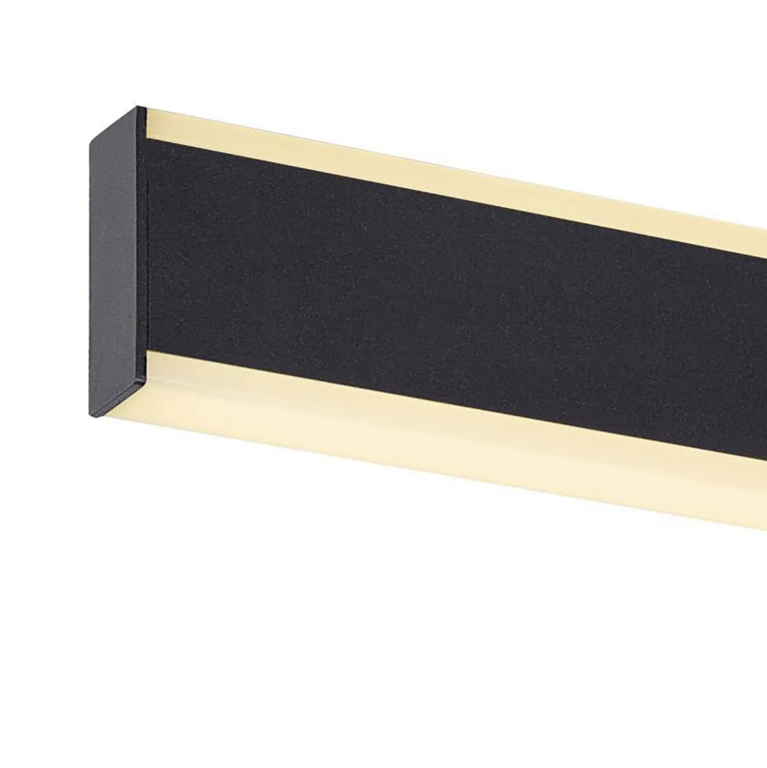 SLV aplique LED para baño One Linear, 52 cm, negro, CCT