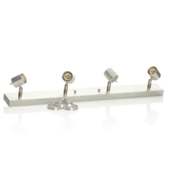 SLV Asto 4 luces downlight de techo con Ring decorativo
