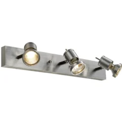 SLV Asto 3 luces downlight de techo con anillo decorativo