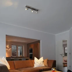 SLV Asto 3 luces downlight de techo con anillo decorativo