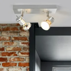 SLV Asto 2 luces downlight de techo con anillo decorativo