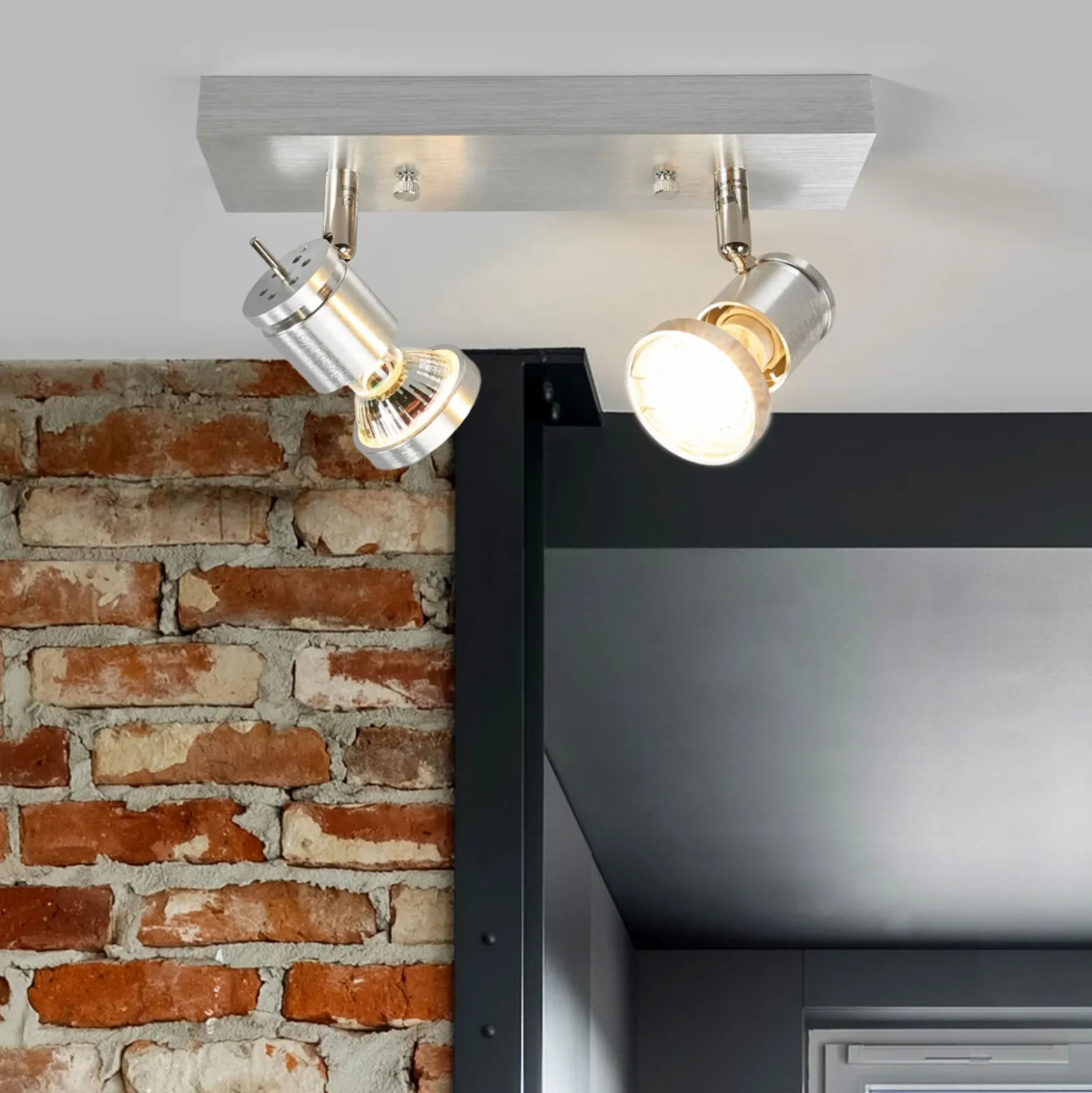 SLV Asto 2 luces downlight de techo con anillo decorativo
