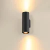 SLV Asto Tube aplique, GU10, up/down, negro