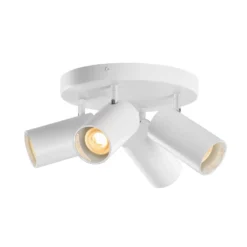 SLV Asto Tube Downlight GU10 4 luces. Rondel blanco