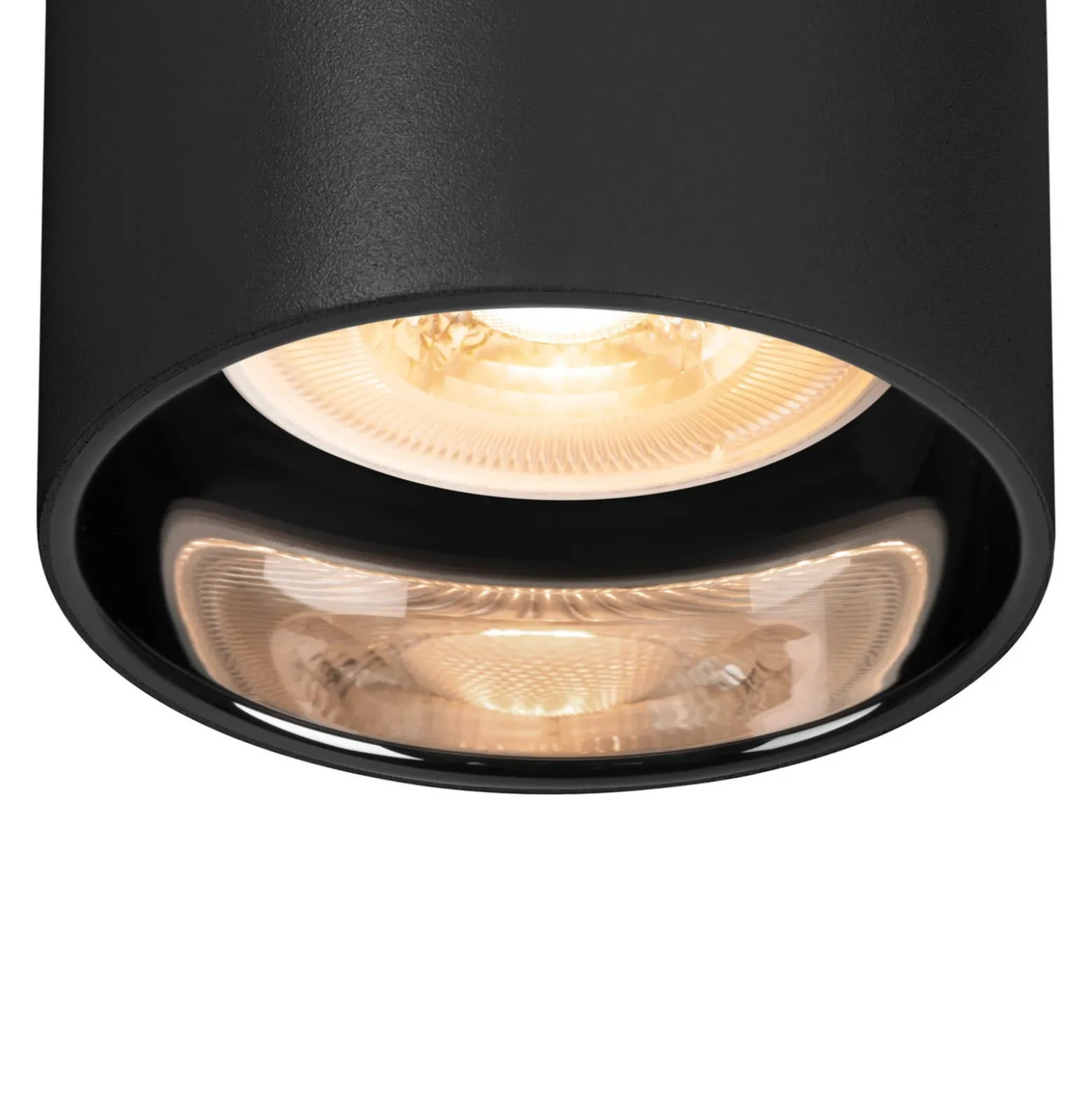 SLV Asto Tube Downlight GU10 4 luces redondo negro