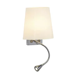 SLV Coupa aplique de pared con brazo de lectura LED