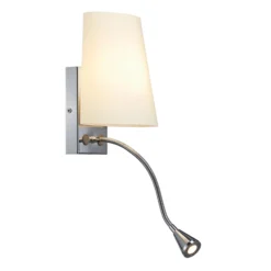 SLV Coupa aplique de pared con brazo de lectura LED