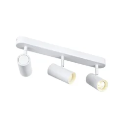 SLV Downlight LED Noblo, blanco, atenuable a cálido, longitud 40 cm