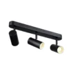 SLV Downlight LED Noblo, 3.000 K, negro, longitud 40 cm