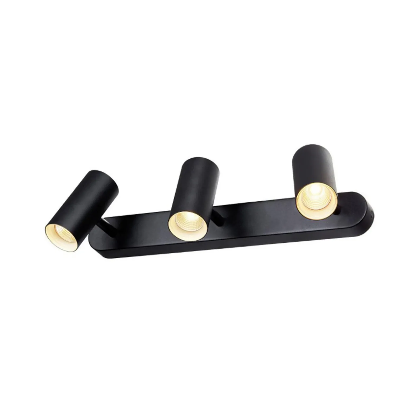 SLV Downlight LED Noblo, 2.700 K, negro, longitud 40 cm