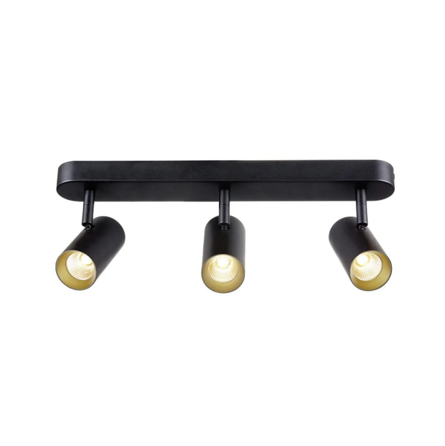 SLV Downlight LED Noblo, 2.700 K, negro, longitud 40 cm