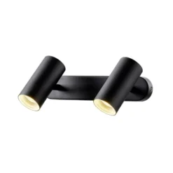 SLV Downlight LED Noblo, negro, 3.000 K, longitud 24 cm