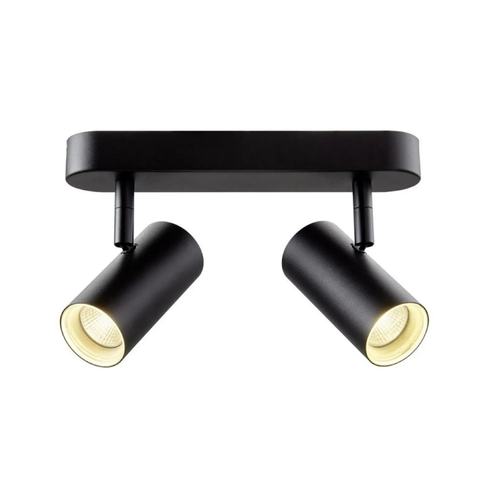 SLV Downlight LED Noblo, negro, 3.000 K, longitud 24 cm