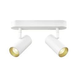 SLV Downlight Noblo, blanco, atenuable a cálido, longitud 24 cm