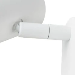 SLV Foco de pared LED Noblo, 3.000 K, blanco, 13 cm, metal