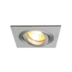 SLV foco empotrado New Tria 1 GU10, aluminio