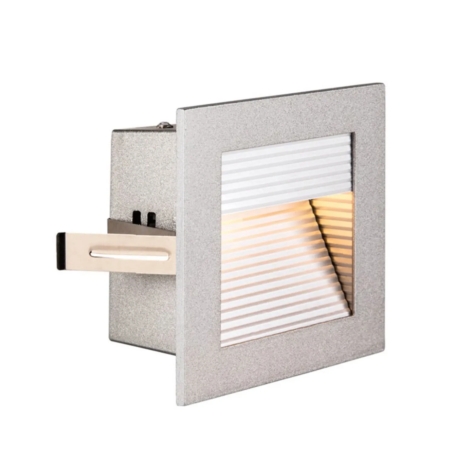 SLV Frame Curve Lámpara empotrable LED plata