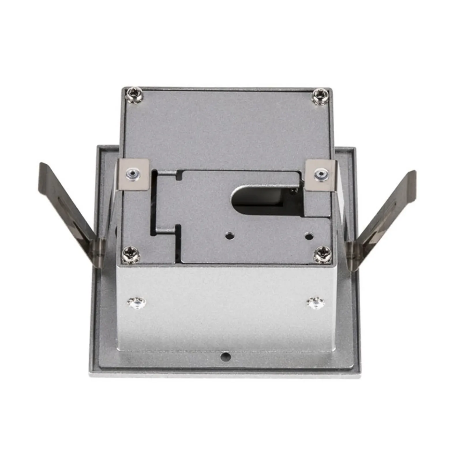 SLV Frame Curve Lámpara empotrable LED plata
