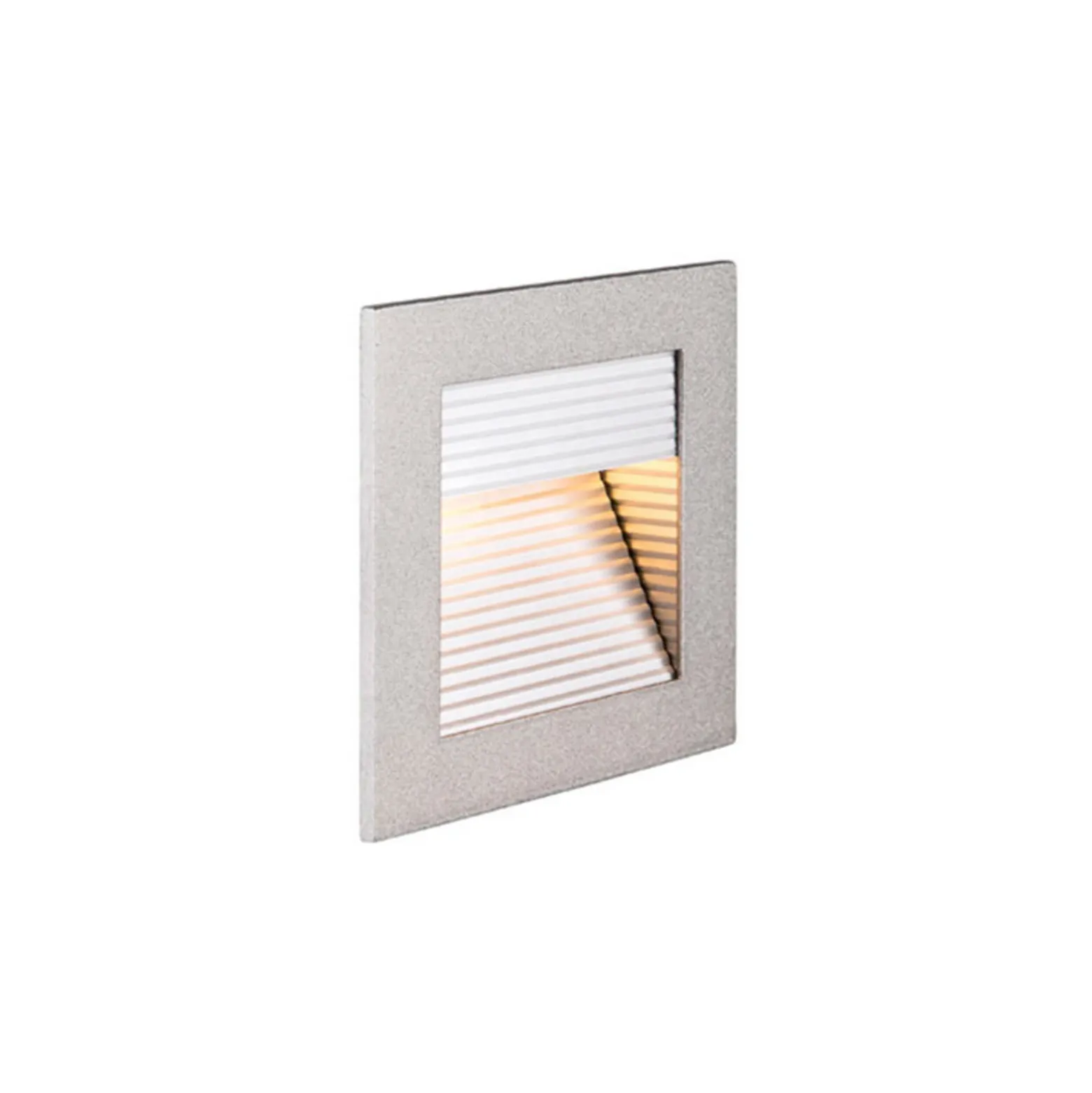 SLV Frame Curve Lámpara empotrable LED plata
