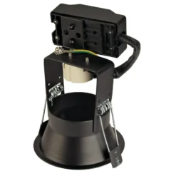 SLV Horn foco empotrable GU10, negro mate